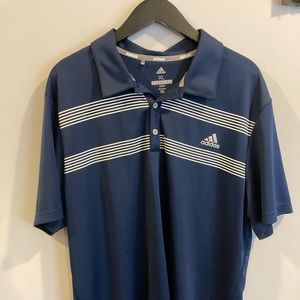 Navy Adidas Golf Polo